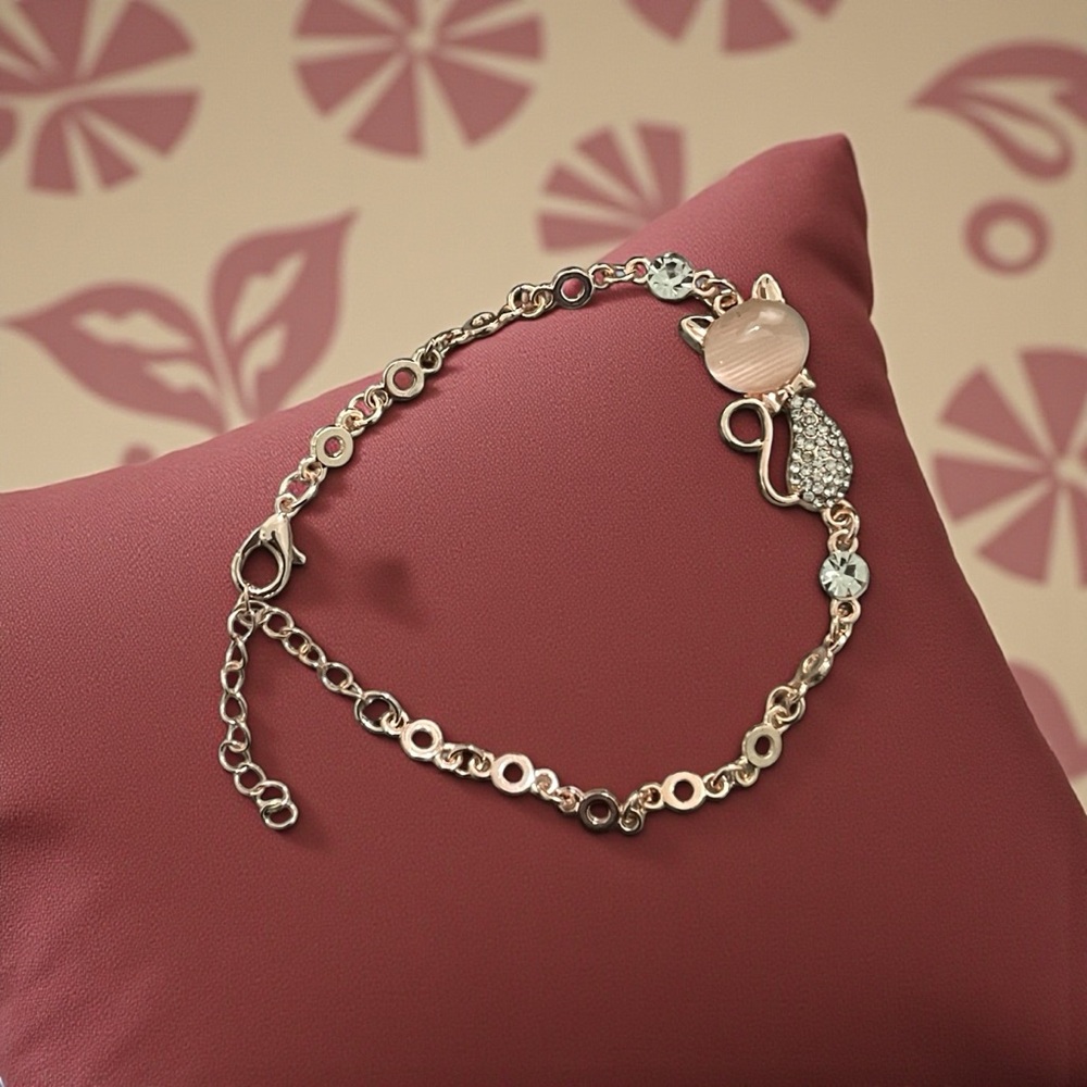 Rose Gold Cat Bracelet